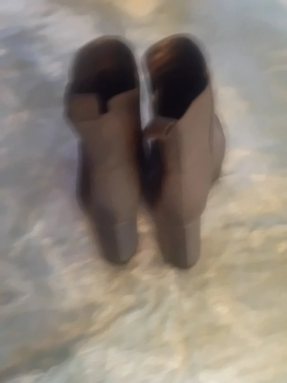 MIA Black Platform Block Heel Chelsea Ankle Boots